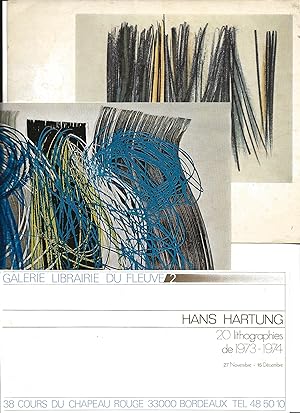 Hans Hartung (1904-1989) - a collection of 9 invitations and documents