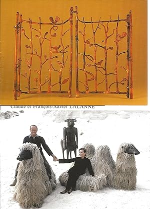 Seller image for Claude (1924-2019) et Francois-Xavier (1927-2008) Lalanne - a collection of 9 invitations for sale by The land of Nod - art & books