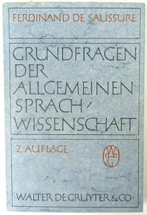 Image du vendeur pour Grundfragen Der Allgemeinen Sprachwissenschaft (2.Auflage) mis en vente par PsychoBabel & Skoob Books