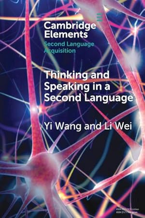 Immagine del venditore per Thinking and Speaking in a Second Language venduto da AHA-BUCH GmbH