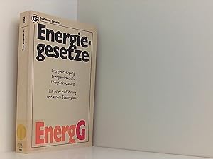 Seller image for Energiegesetze. EnergG. Energieerzeugung, Energiewirtschaft, Energieeinsparung for sale by Book Broker