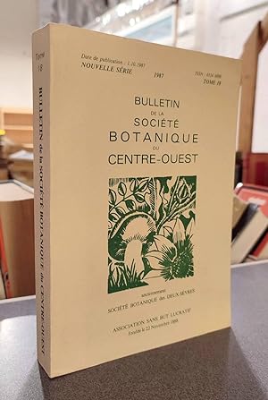 Bulletin de la société botanique du Centre-ouest, Tome 18 - 1987