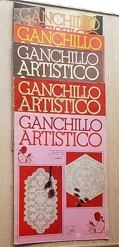 Lote 5 revistas GANCHILLO ARTÍSTICO (nº 51, 71, 73, 86 y 97)