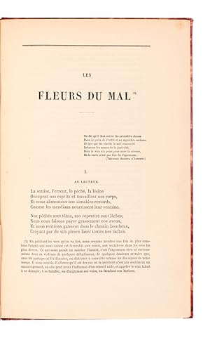 Image du vendeur pour Les Fleurs du mal [from Revue des Deux Mondes, 1 June 1855]. mis en vente par Bernard Quaritch Ltd ABA ILAB