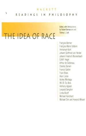 Imagen del vendedor de Idea of Race a la venta por GreatBookPrices