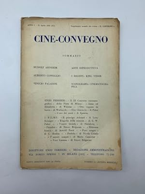 Cine-convegno. Supplemento mensile alla rivista Il convegno, 25 aprile 1933