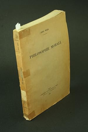Seller image for Philosophie morale - MARKED UP COPY. for sale by Steven Wolfe Books