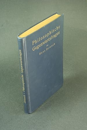 Seller image for Philosophische Gegenwartsfragen. for sale by Steven Wolfe Books