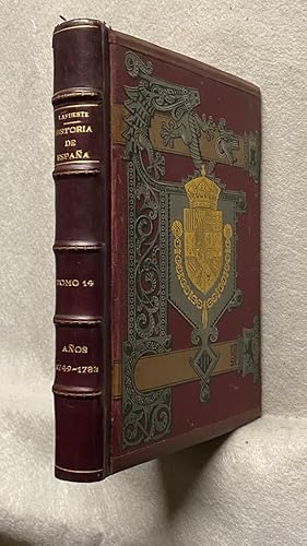 Immagine del venditore per HISTORIA GENERAL DE ESPAA del ao 1749 al ao 1783. Edad Moderna. Tomo XIV. venduto da Auca Llibres Antics / Yara Prez Jorques