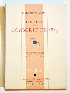 HISTOIRE D'UN CONSCRIT DE 1813, illustrations de BOURDIER.