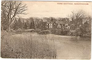 Sandringham York Cottage Antique Collectable 1904 Vintage Postcard