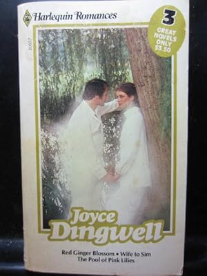 Seller image for 3 BY JOYCE DINGWELL (Red Ginger Blossom - Wife to Sim - Pool of Pink Lilies) - (Harlequin Omnibus #57) for sale by The Book Abyss