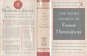 Imagen del vendedor de [Dust Jacket] : The Short Stories of Ernest Hemingway : the first forty-nine stories and the play The Fifth Column. (Dust Jacket only. Book not included). a la venta por Wittenborn Art Books