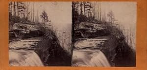 The Glens of the Catskills: View from the top of Kauterskill Fall. (Stereograph).