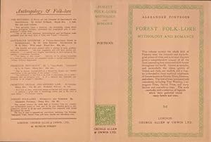 Seller image for Forest Folk-Lore, mythology and romanceDust Jacket Only, Book Not Included. for sale by Wittenborn Art Books