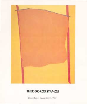 Bild des Verkufers fr Theodoros Stamos, December 3 - December 31, 1977 zum Verkauf von Wittenborn Art Books
