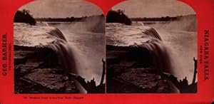 Niagara Falls, New York: Prospect Point in the New Park. (Stereograph).