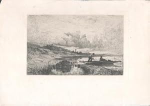 Bild des Verkufers fr Un Soir (Evening on the Banks of the Rhone at Rix), 1869. zum Verkauf von Wittenborn Art Books