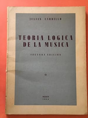 Seller image for Teora lgica de la msica for sale by Libreria Anticuaria Camino de Santiago