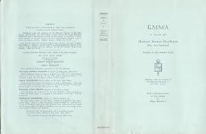 Seller image for [Dust Jacket] Emma; a play. Founded on Jane Austen's novel. Published under the auspices of the Harvard Chapter of Phi Beta Kappa. With a prefatory letter to Jane Austen. (Dust Jacket only. Book not included). for sale by Wittenborn Art Books