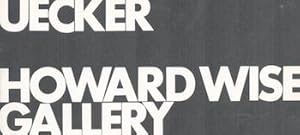 Imagen del vendedor de Uecker : Uecker, Zero and the Kinetic Spirit. (Exhibition: November 1 - 19, 1966). a la venta por Wittenborn Art Books