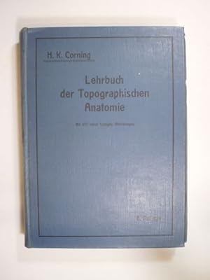 Imagen del vendedor de Lehrbuch der Topographischen Anatomie fr Studierende und rzte a la venta por Buchfink Das fahrende Antiquariat