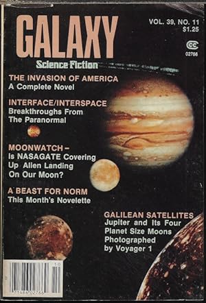 Image du vendeur pour GALAXY Science Fiction: September, Sept. - October, Oct. 1979 ("Jem") mis en vente par Books from the Crypt