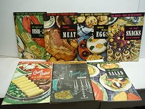 Lot of 7 Culinary Arts Institute Cookbooks