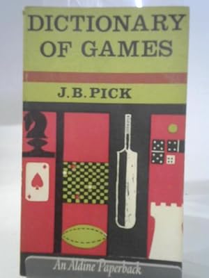 Bild des Verkufers fr The Phoenix Dictionary of Games zum Verkauf von World of Rare Books