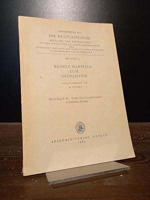 Neues über Geoglassaceen: Coelotiella, Mitrula. [Von Erich Heinz Benedix]. (Sonderdruck aus Die K...
