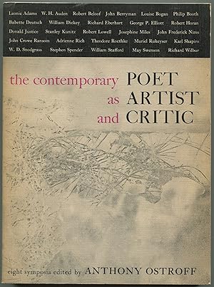 Imagen del vendedor de The Contemporary Poet as Artist and Critic: Eight Symposia a la venta por Between the Covers-Rare Books, Inc. ABAA