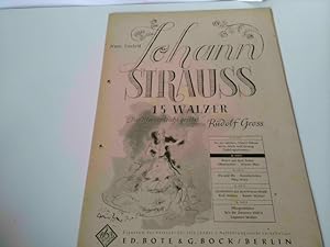 Johann Strauss. 15 Walzer. Für Klavier leicht gesetzt von Rudolf Gross. Heft 2. B & B 106b
