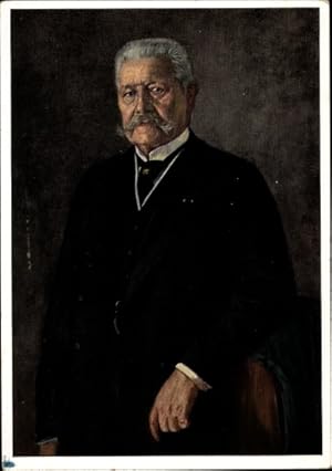 Künstler Ansichtskarte / Postkarte Firle, Walther, Reichspräsident Paul von Hindenburg, Portrait,...