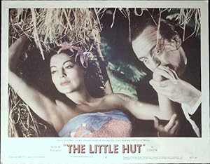 Imagen del vendedor de The Little Hut Lobby Card #3 1957 Ava Gardner, Stewart Granger, David Niven a la venta por AcornBooksNH