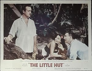 Seller image for The Little Hut Lobby Card #8 1957 Ava Gardner, Stewart Granger, David Niven for sale by AcornBooksNH