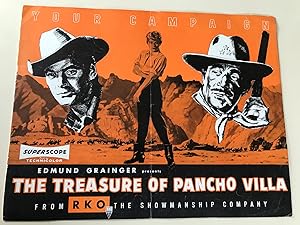 Imagen del vendedor de THe Treasure of Pancho Villa Pressbook 1955 Rory Calhoun, Shelley Winters, Gilbert Roland a la venta por AcornBooksNH