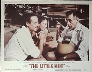Imagen del vendedor de The Little Hut Lobby Card #6 1957 Ava Gardner, Stewart Granger, David Niven a la venta por AcornBooksNH