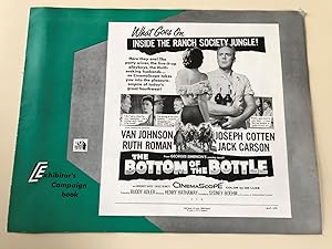 Bild des Verkufers fr The Bottom of the Bottle Pressbook 1956 Van Johnson, Joseph Cotten, Ruth Roman zum Verkauf von AcornBooksNH