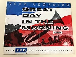 Seller image for Great Day in the Morning Pressbook 1956 Virginia Mayo, Robert Stack for sale by AcornBooksNH