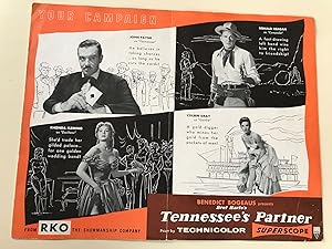 Image du vendeur pour Tennessee's Partner Pressbook 1955 John Payne, Rhonda Fleming, Ronald Reagan mis en vente par AcornBooksNH