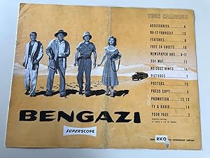 Seller image for Bengazi Pressbook 1955 Richard Conte, Victor McLaglen for sale by AcornBooksNH