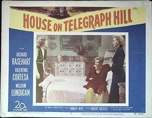 Image du vendeur pour The House on Telegraph Hill Lobby Card #3 1951 Richard Basehart, Valentina Cortesa mis en vente par AcornBooksNH