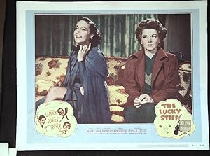 Image du vendeur pour The Lucky Stiff Lobby Card #2 1948 Dorothy Lamour, Brian Donlevy, Claire Trevor mis en vente par AcornBooksNH