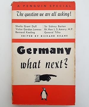 Seller image for Germany - What Next? for sale by Keel Row Bookshop Ltd - ABA, ILAB & PBFA