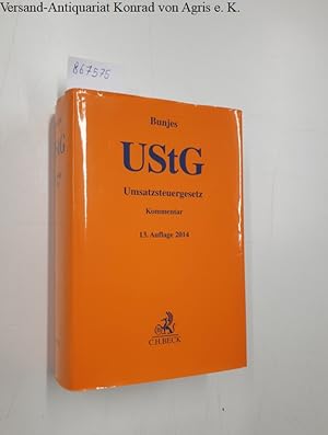 Bild des Verkufers fr UStG : Umsatzsteuergesetz : zum Verkauf von Versand-Antiquariat Konrad von Agris e.K.