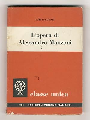 Immagine del venditore per L'opera di Alessandro Manzoni. venduto da Libreria Oreste Gozzini snc