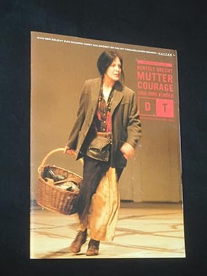 Image du vendeur pour Programmheft 16 Deutsches Theater Berlin 2002/03. MUTTER COURAGE UND IHRE KINDER von Brecht, Dessau (Musik). Insz.: Peter Zadek, Ausstattung: Karl Kneidl/ Dorothee Uhrmacher, musikal. Ltg.: Jrgen Bruns/ Christine Reumschssel. Mit Angela Winkler (Mutter Courage), Jutta Wachowiak, Friedrich-Karl Praetorius, Jrgen Huth, Judith Strenreuter, Vadim Glowna, Bernd Stempel, Susanne Lothar, Heidrun Perdelwitz mis en vente par Fast alles Theater! Antiquariat fr die darstellenden Knste