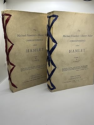 Bild des Verkufers fr The Michael Fraenkel   Henry Miller Correspondence Called Hamlet Volume 1 & Volume 2 zum Verkauf von Free Play Books