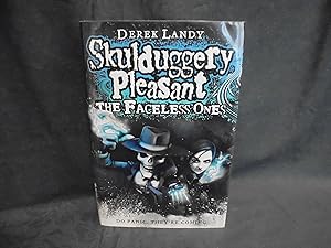 Skulduggery Pleasant The Faceless Ones. * A SIGNED and DOODLED copy *