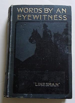 Imagen del vendedor de Words By an Eyewitness a la venta por Empire Books